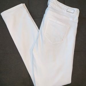 Paige Denim. Skinny ankle, clean hem. Size 26.